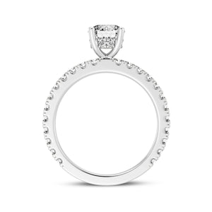 1CT ROUND SIGNATURE ENGAGEMENT RING