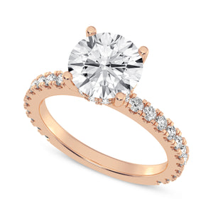 2CT ROUND SIGNATURE ENGAGEMENT RING