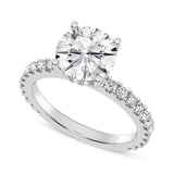 2CT ROUND SIGNATURE ENGAGEMENT RING