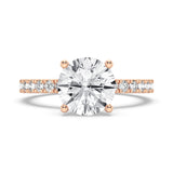 2CT ROUND SIGNATURE ENGAGEMENT RING