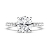 2CT ROUND SIGNATURE ENGAGEMENT RING