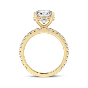 3CT PRINCESS SIGNATURE ENGAGEMENT RING