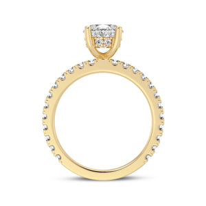 2CT OVAL SIGNATURE ENGAGEMENT RING