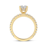 2CT OVAL SIGNATURE ENGAGEMENT RING