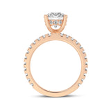 3CT OVAL SIGNATURE ENGAGEMENT RING