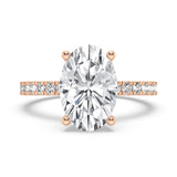 3CT OVAL SIGNATURE ENGAGEMENT RING