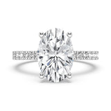 3CT OVAL SIGNATURE ENGAGEMENT RING