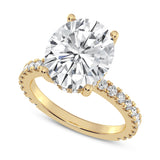 5CT OVAL SIGNATURE ENGAGEMENT RING