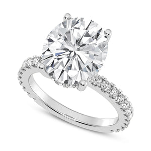 5CT OVAL SIGNATURE ENGAGEMENT RING