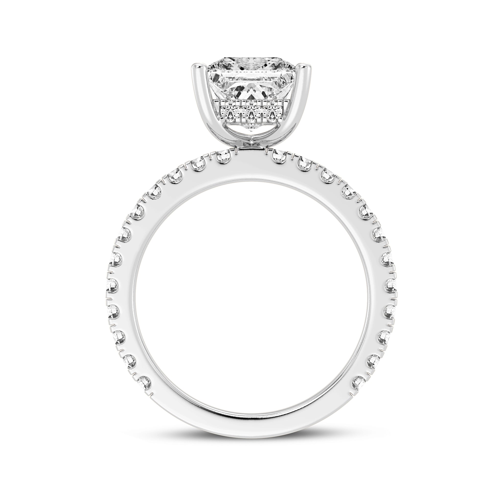 2CT PRINCESS SIGNATURE ENGAGEMENT RING