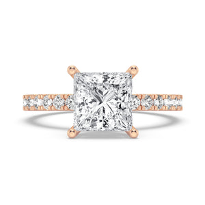 2CT PRINCESS SIGNATURE ENGAGEMENT RING