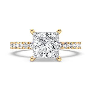 2CT PRINCESS SIGNATURE ENGAGEMENT RING