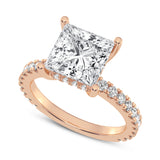 3CT PRINCESS SIGNATURE ENGAGEMENT RING