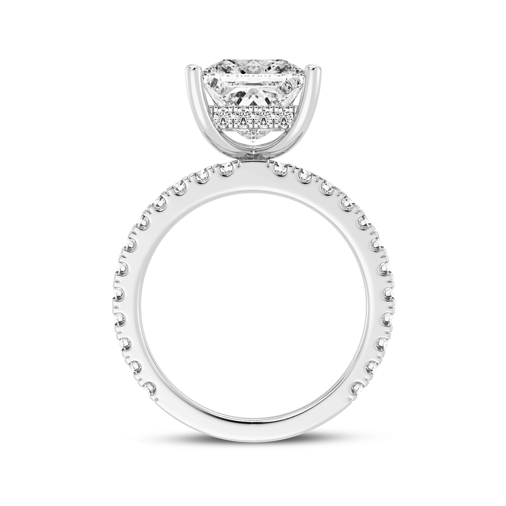 3CT PRINCESS SIGNATURE ENGAGEMENT RING