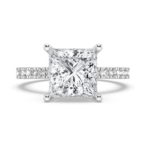 3CT PRINCESS SIGNATURE ENGAGEMENT RING