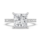 3CT PRINCESS SIGNATURE ENGAGEMENT RING