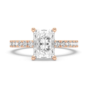 2CT RADIANT SIGNATURE ENGAGEMENT RING