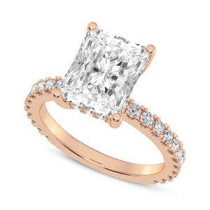 3CT RADIANT SIGNATURE ENGAGEMENT RING