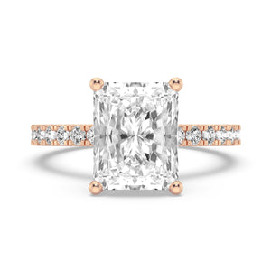 3CT RADIANT SIGNATURE ENGAGEMENT RING